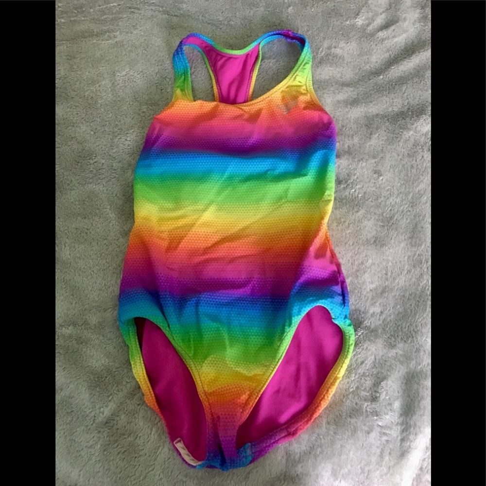 Speedo rainbow swimsuit